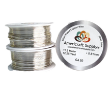 Load image into Gallery viewer, JEWELRY WIRES SILVER
