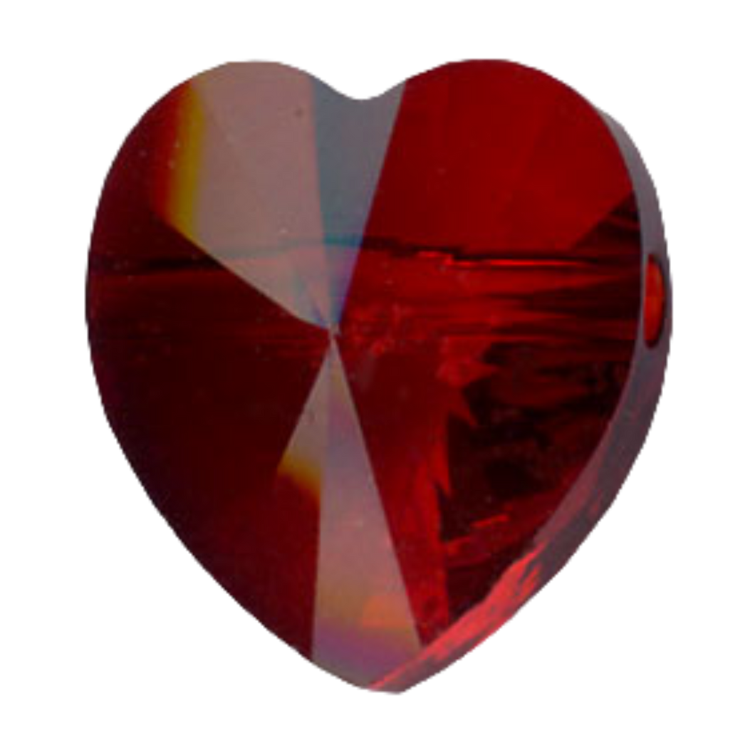 CRYSTAL BEADS HEART 5942