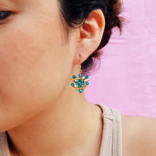 Load image into Gallery viewer, Stitched Heart Earrings
